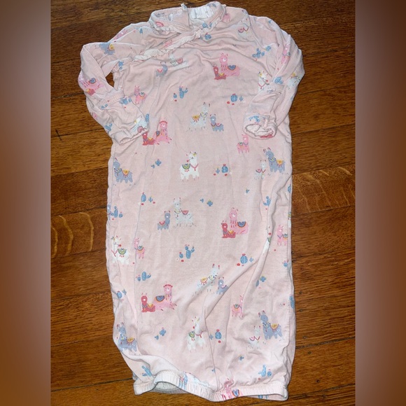 Angel Dear Pajamas Nb Llama Angel Dear Bamboo Sleep Sacque Baby Newborn Sleeper Gown Pink